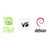 Mint 22.1 vs Debian 12 Install USB Dual Pack