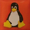 Linux Red Case Sticker