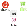 Ubuntu 24.04 vs Mint 22.1 vs Debian 12 Install USB Trio Pack