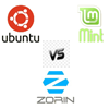Ubuntu 24.04 vs Mint 22.1 vs Zorin Core 17.3 USB Trio Pack