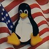 Linux USA Case Sticker